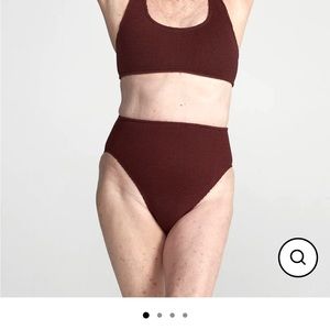 Brand new you swim high waisted aplomb two piece in Garnett